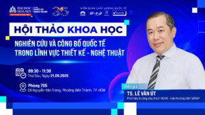 HSU: Hội thảo khoa học “Nghiên cứu và công bố quốc tế trong lĩnh vực Thiết kế – Nghệ thuật”
